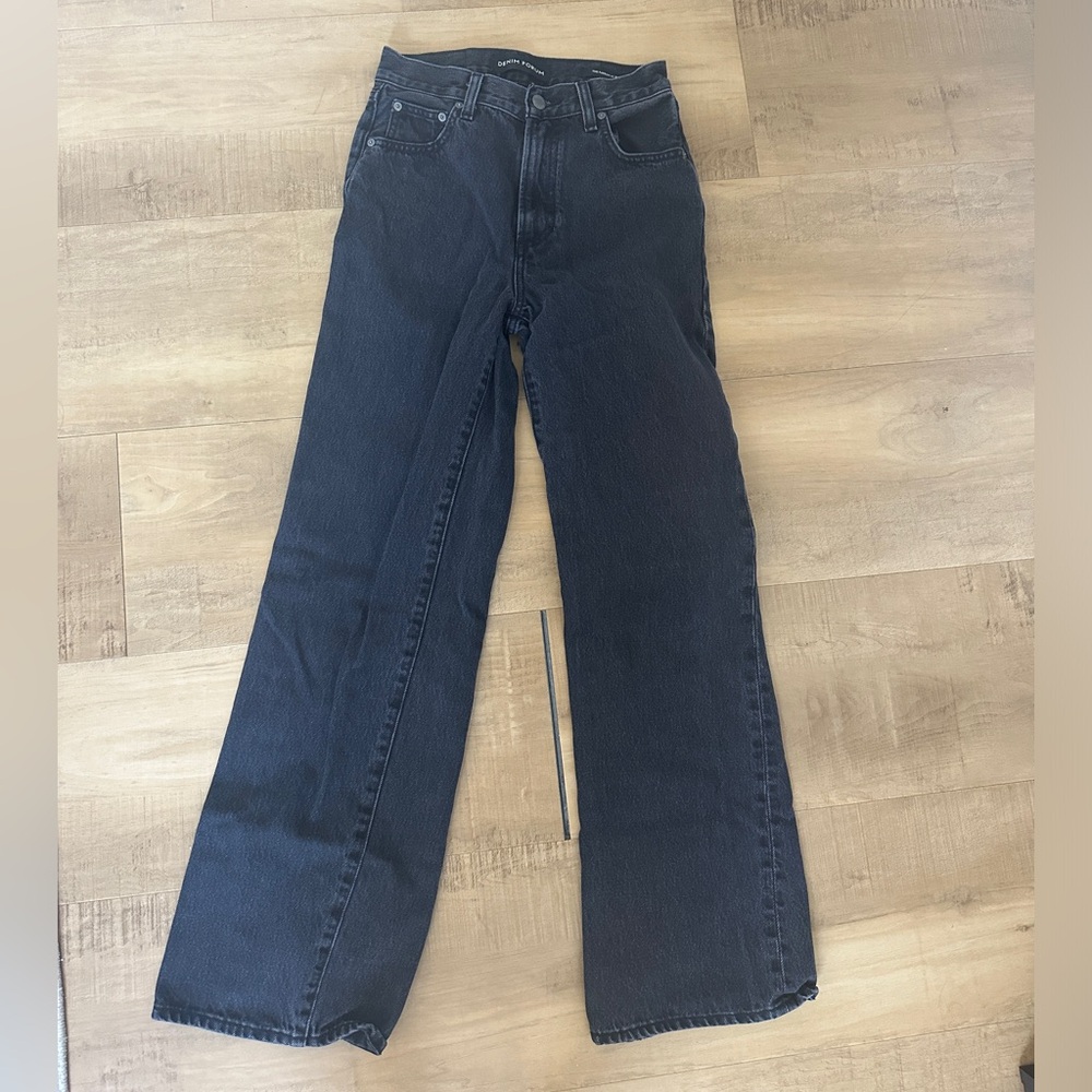 Denim Forum Black Jeans Wide Leg